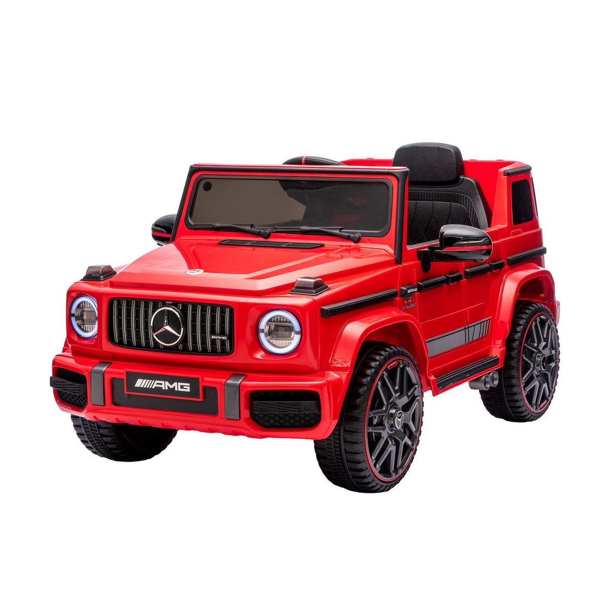 Curborough Kids Ride On Car, 12V Electric SUV, Red