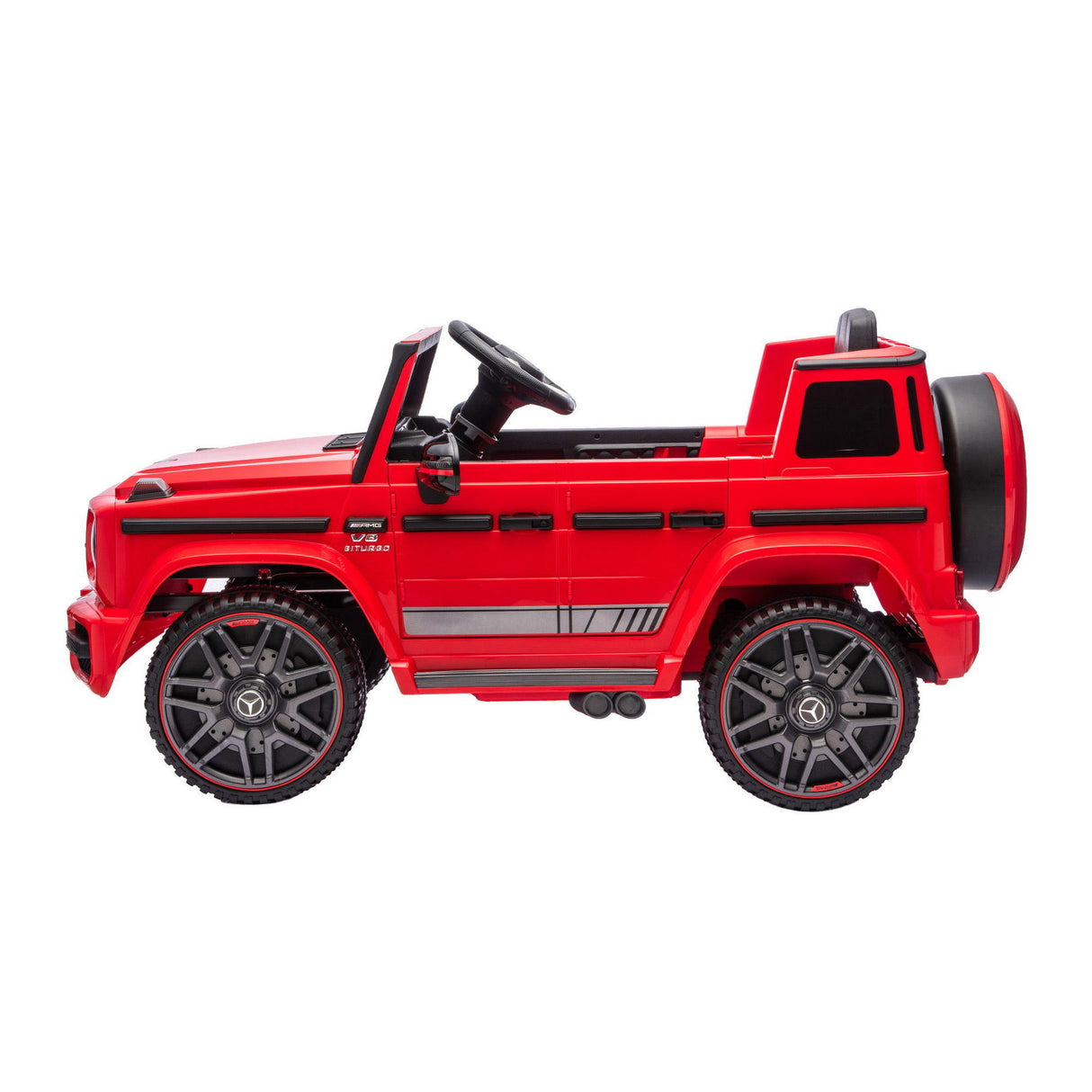 Curborough Kids Ride On Car, 12V Electric SUV, Red