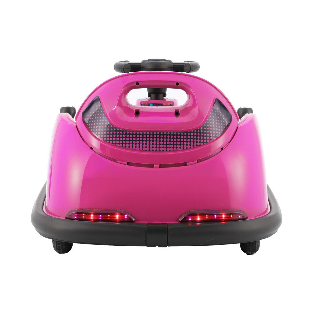 Kids Electric Ride On Bumper Kart with Remote Control 6V Pink