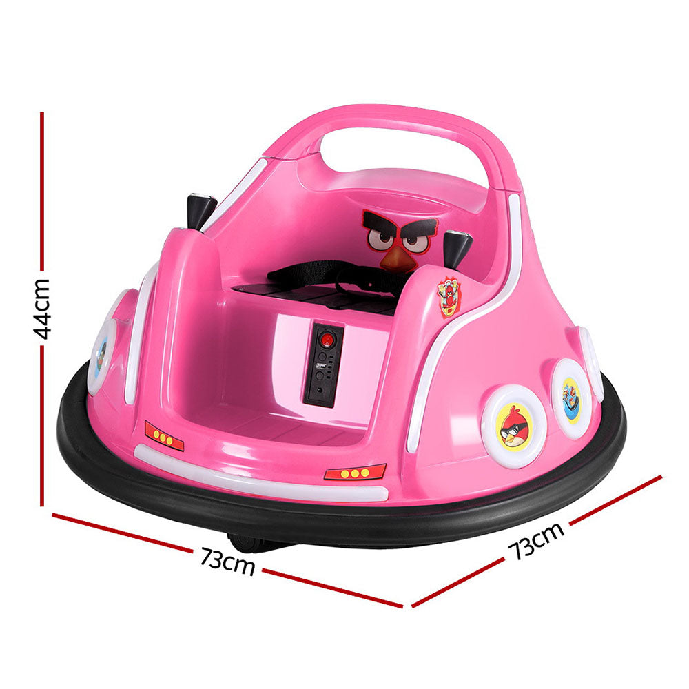 Kids Electric Ride On Bumper Car with Remote Control 6V Pink
