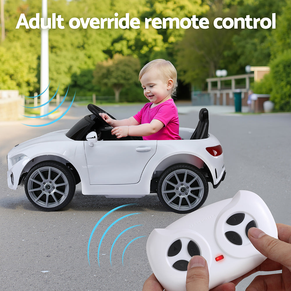 Predannack Kids Ride On Car, 12V Electric, White