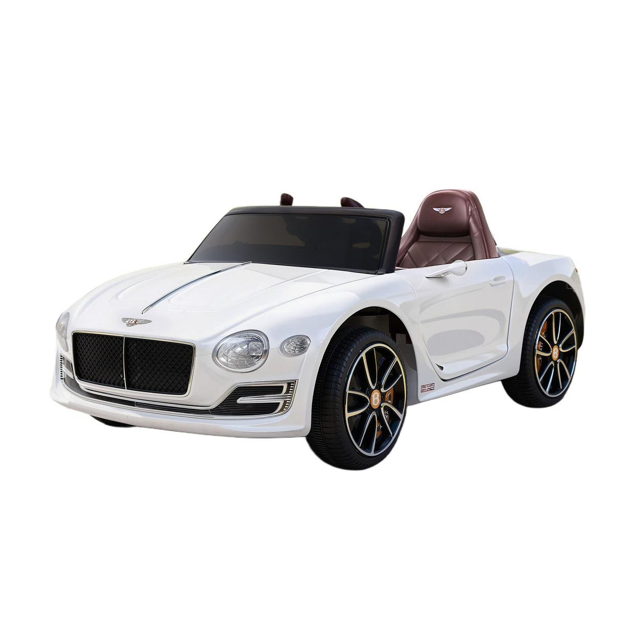 Hethel Kids Ride On Car, 12V Electric, White