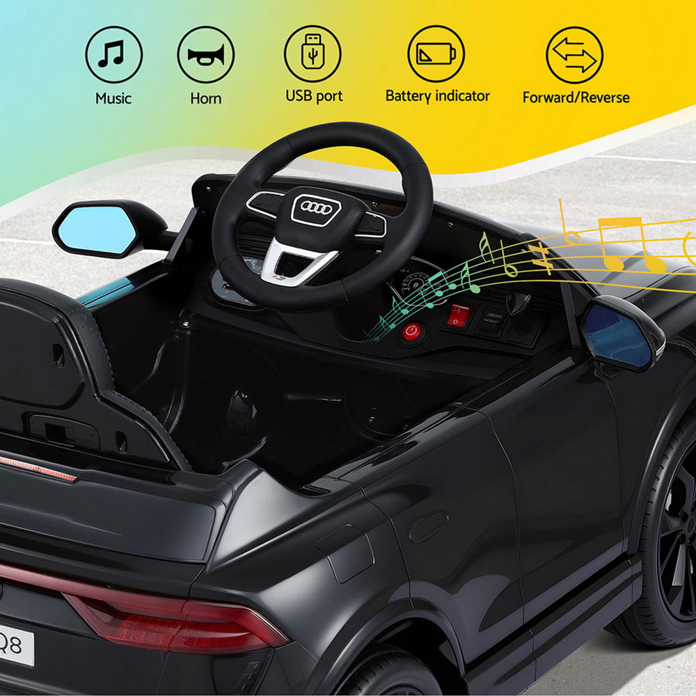 Membury Kids Ride On Car, 12V Electric, Black