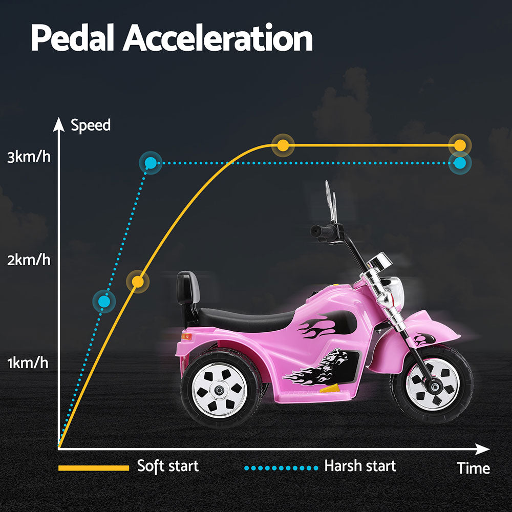 Tangmere Ride On Motorcycle 6V Electric, Pink