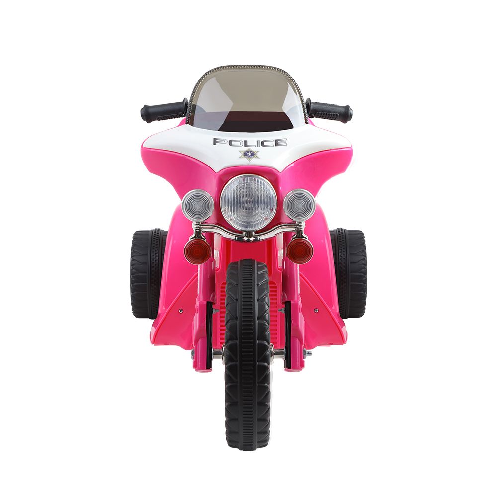 Mascardi Kids Electric Ride On Police Motorcycle, 6V, Pink