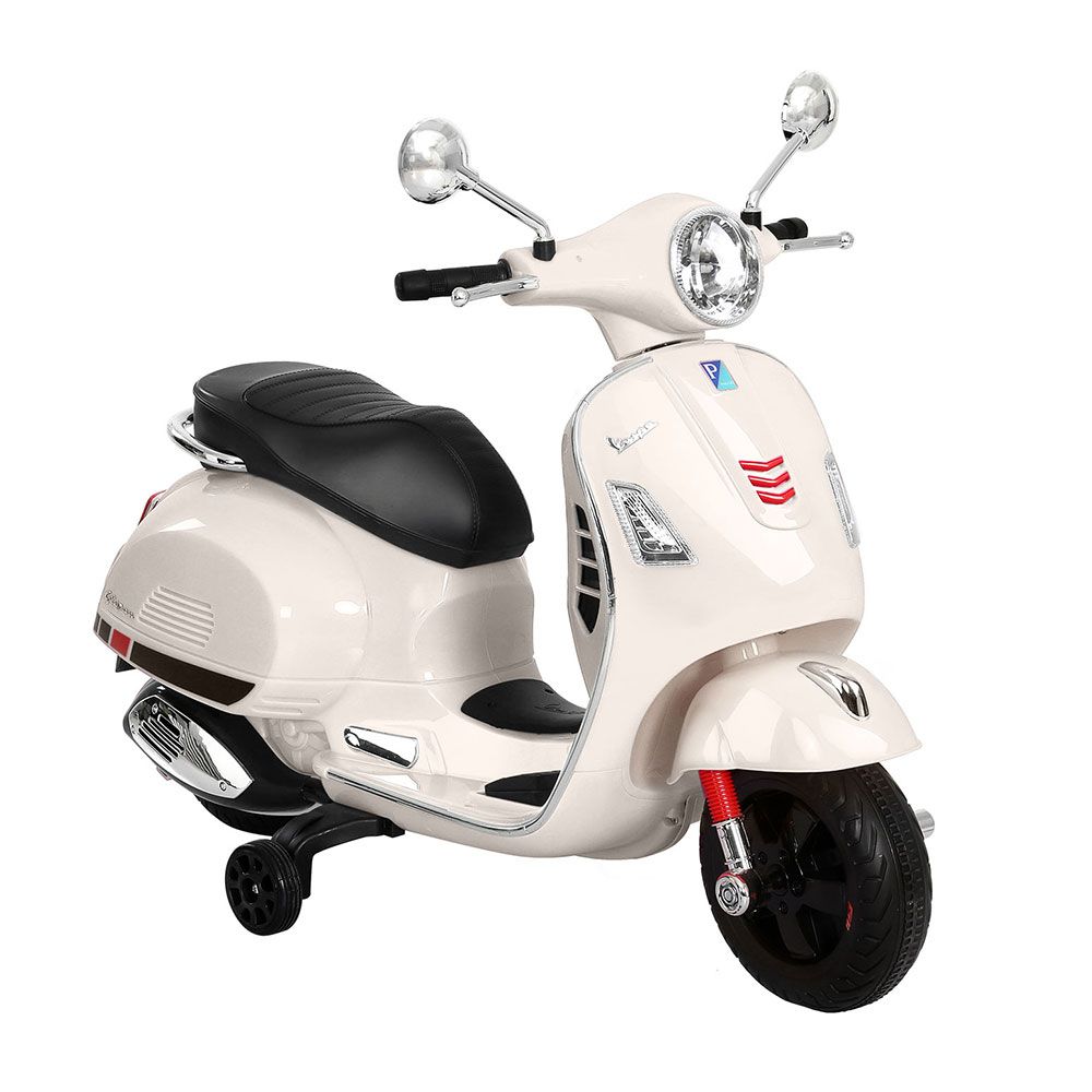 Gutierrez Kids Electric Ride On Scooter Motorcycle, White