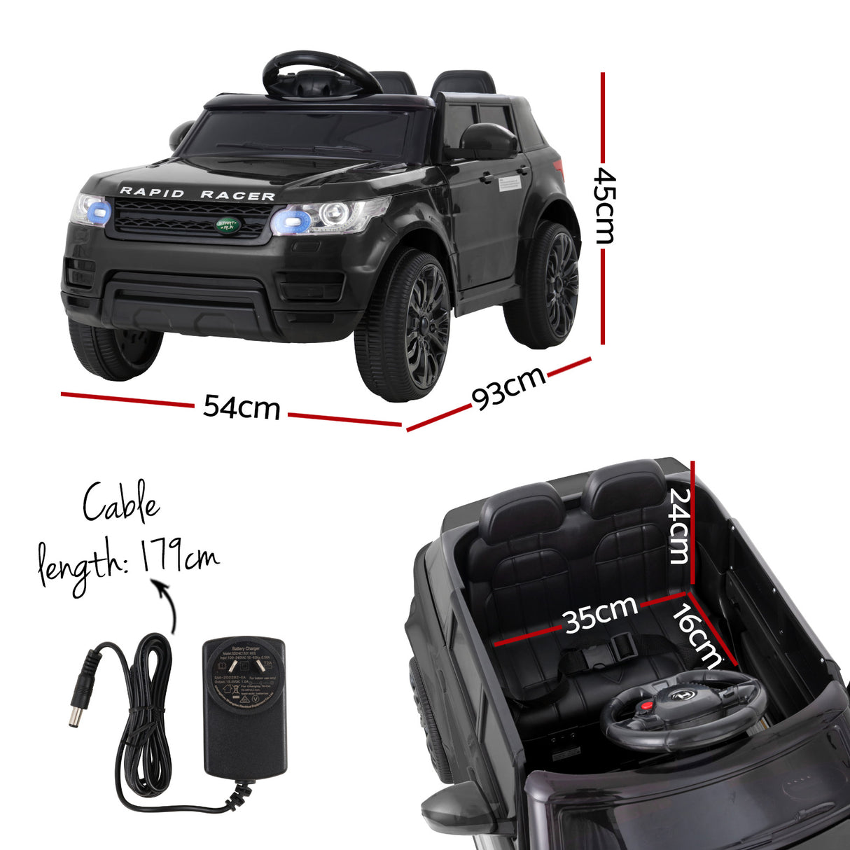 Fairoaks Ride On SUV 12V Electric