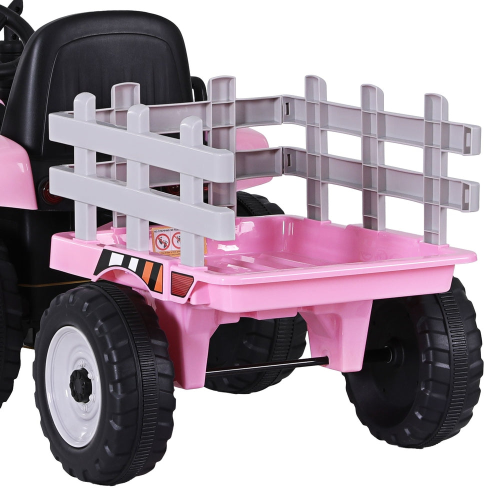 Colerne Kids Ride On Tractor, 12V Electric