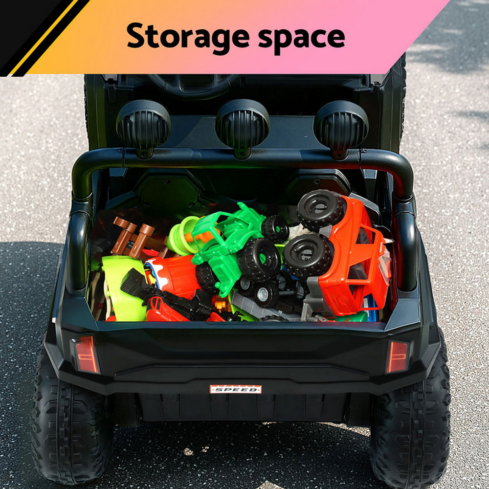 Kirkistown Kids Ride On Car, 12V Electric, Black