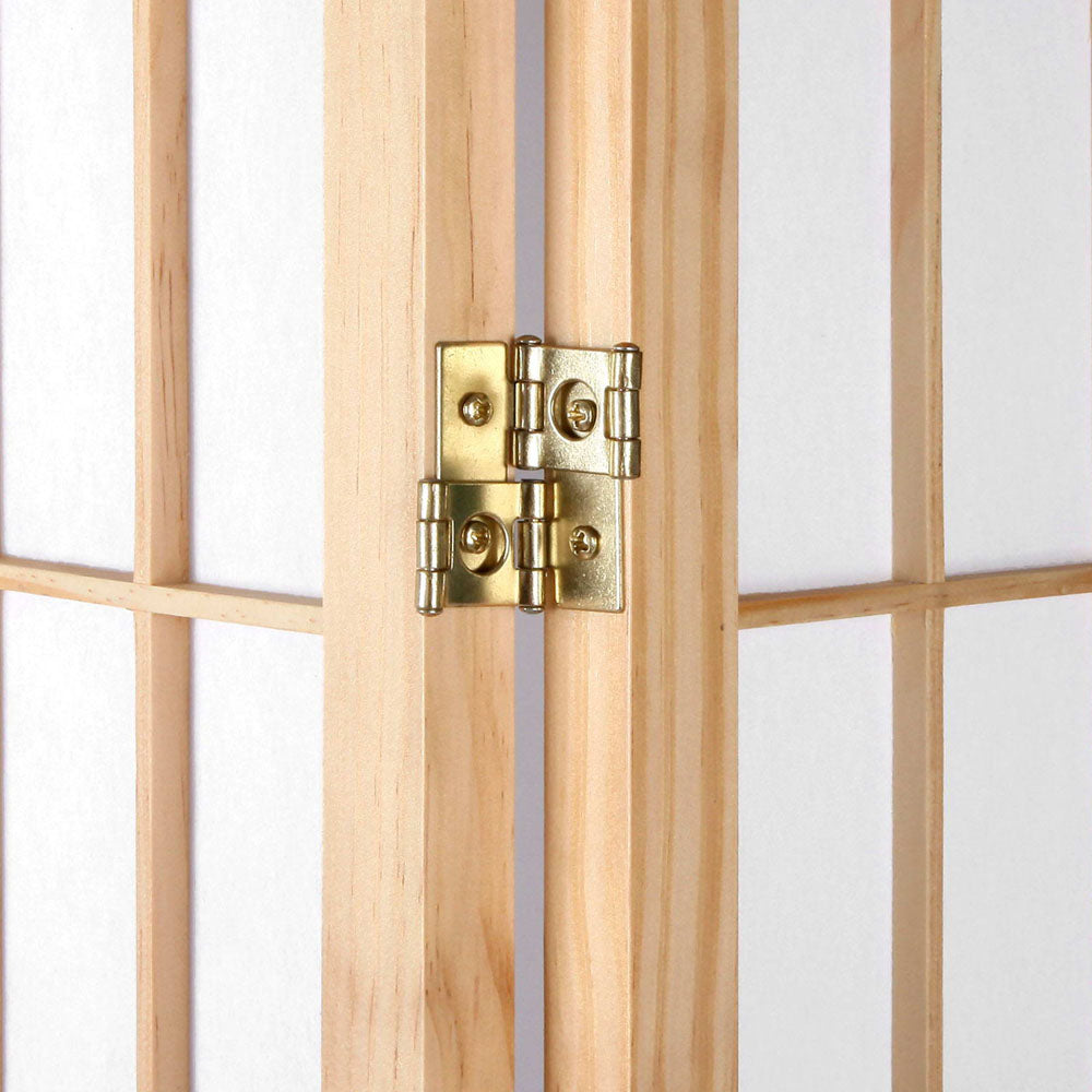 Cann River 6 Panel Pine Room Divider Screen, Natural view 6