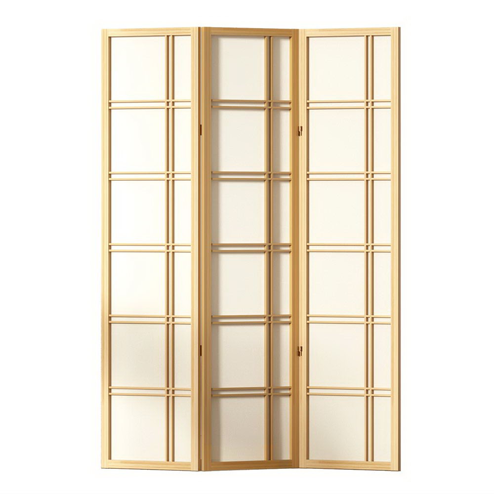 Bairnsdale 3 Panel Room Divider Screen, Natural