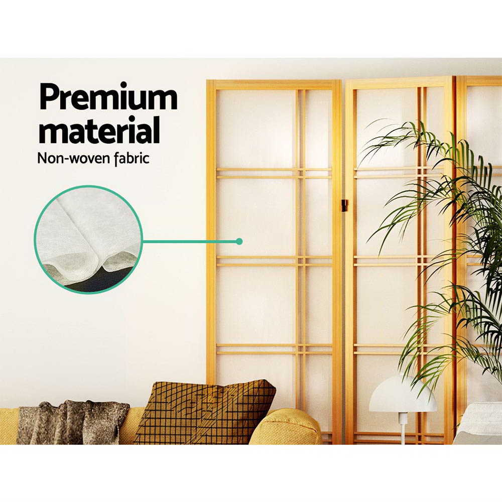 Bairnsdale 3 Panel Room Divider Screen, Natural