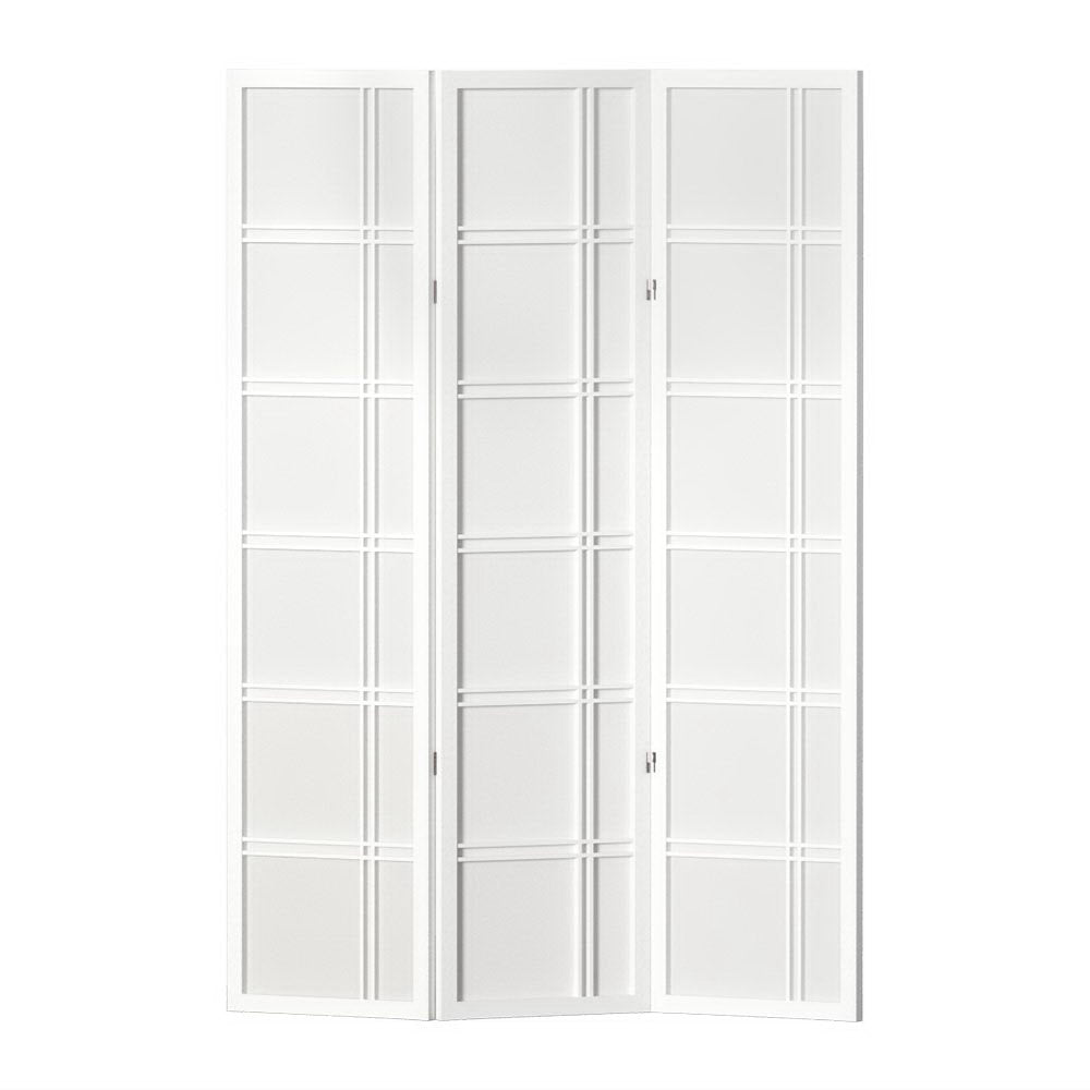 Bairnsdale 3 Panel Room Divider Screen, White