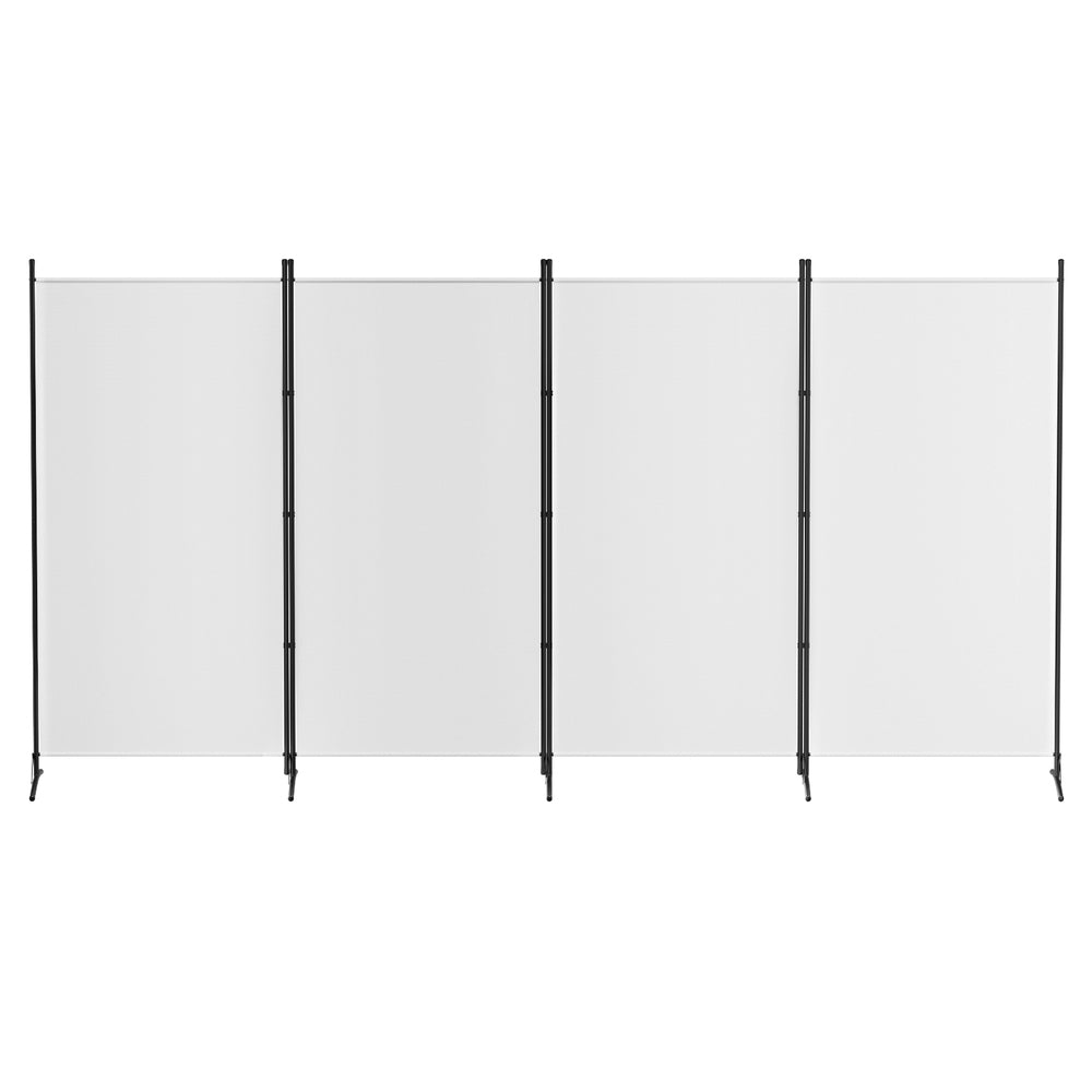 Artiss 4-Panel Fabric Freestanding Room Divider — 345x180cm, Portable, Washable Option — Allure Home Collections