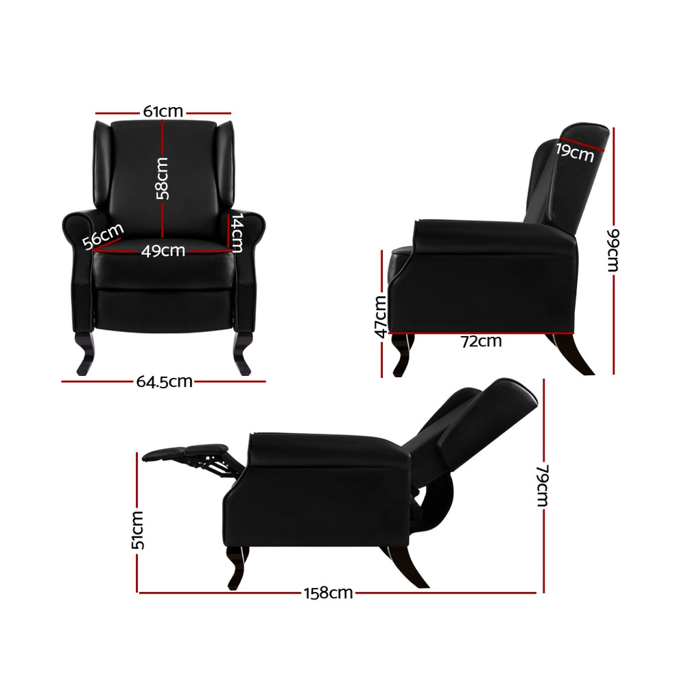 Artiss Domini Recliner Armchair Artiss
