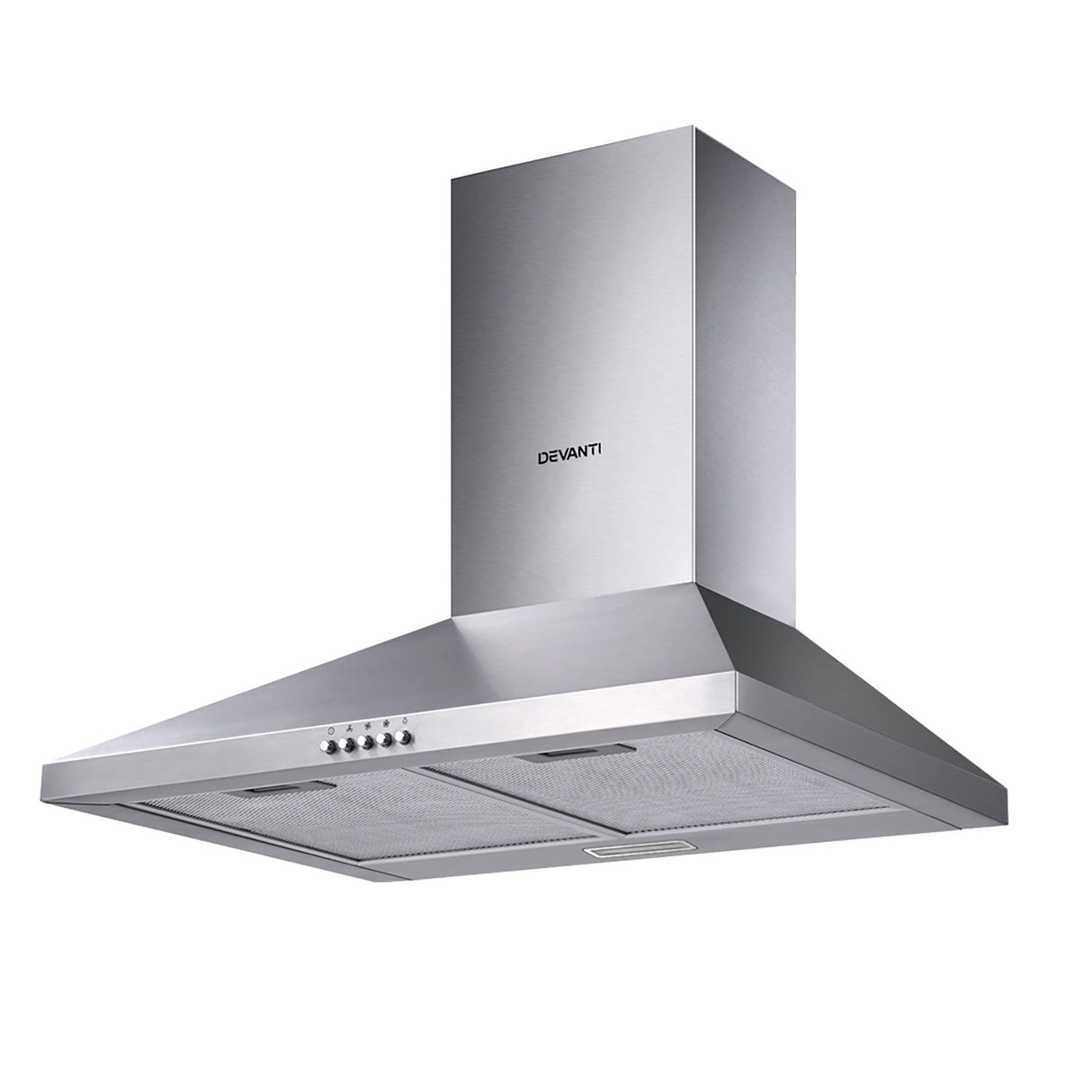 Dimension diagram of the 600 mm wall mounted range hood