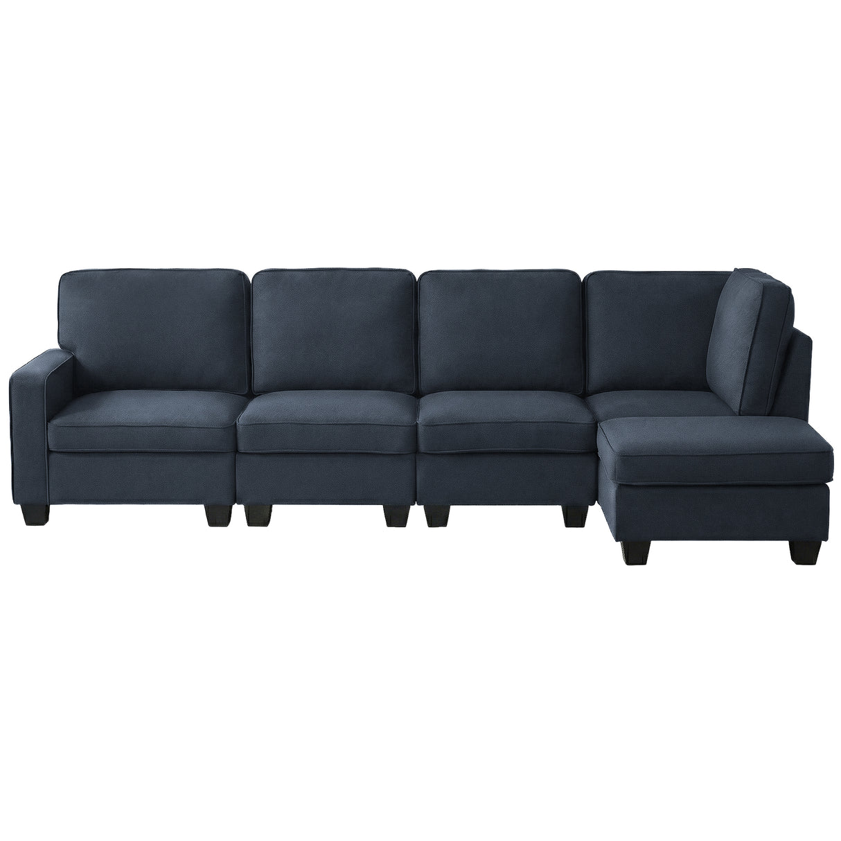 Tamariu 5 Seater Modular Sofa, Dark Grey
