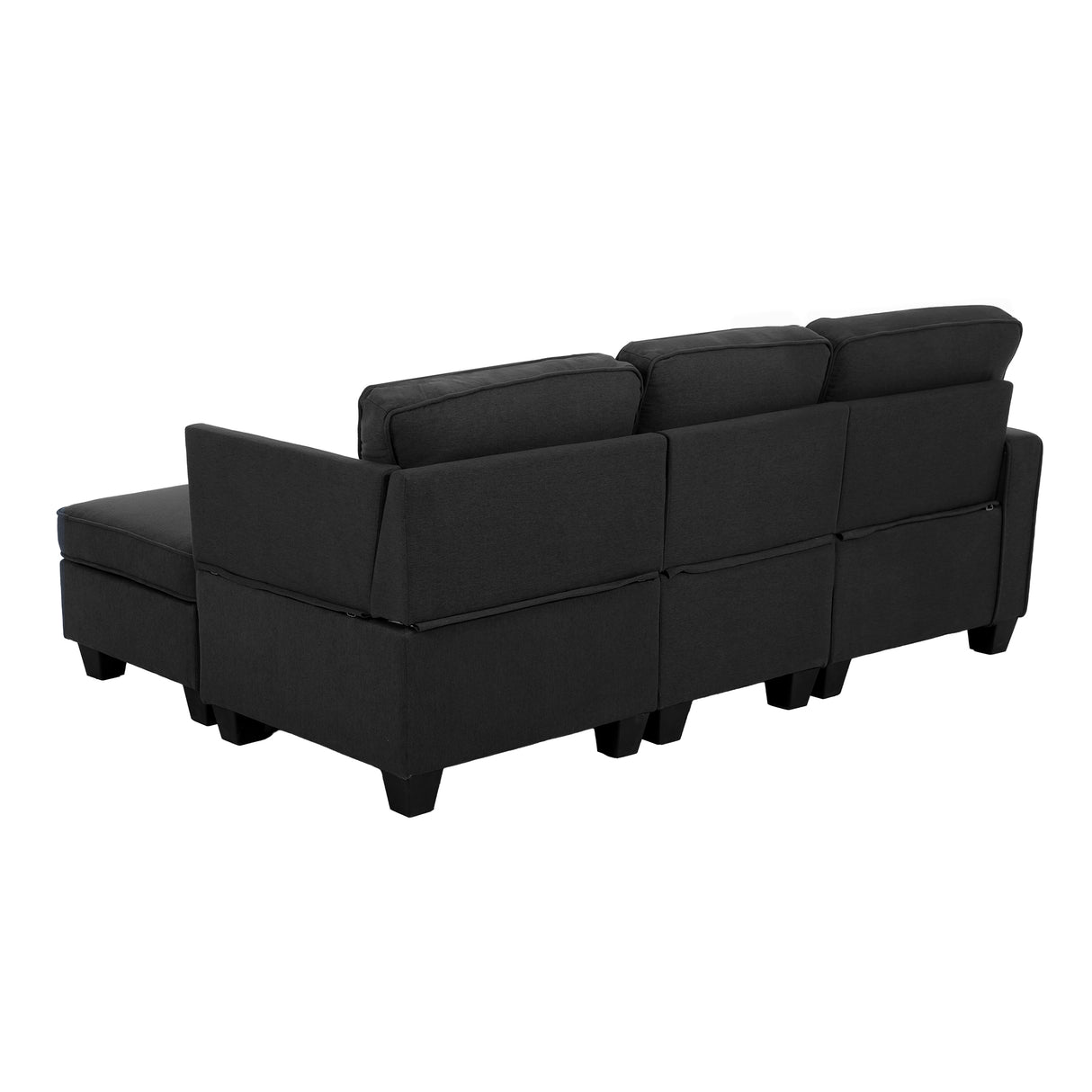 Artiss Modular Sofa Chaise Set 4 Seater Dark Grey — Allure Home Collections