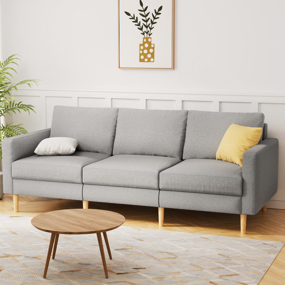Escala 3 Seater Sofa, Grey