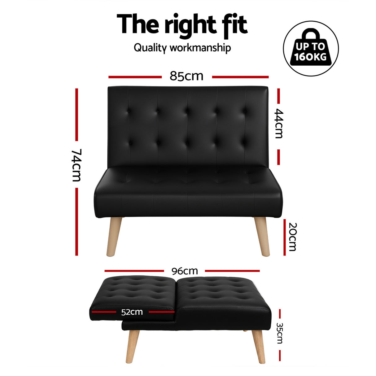 Altafulla 2 Seater Sofa Bed