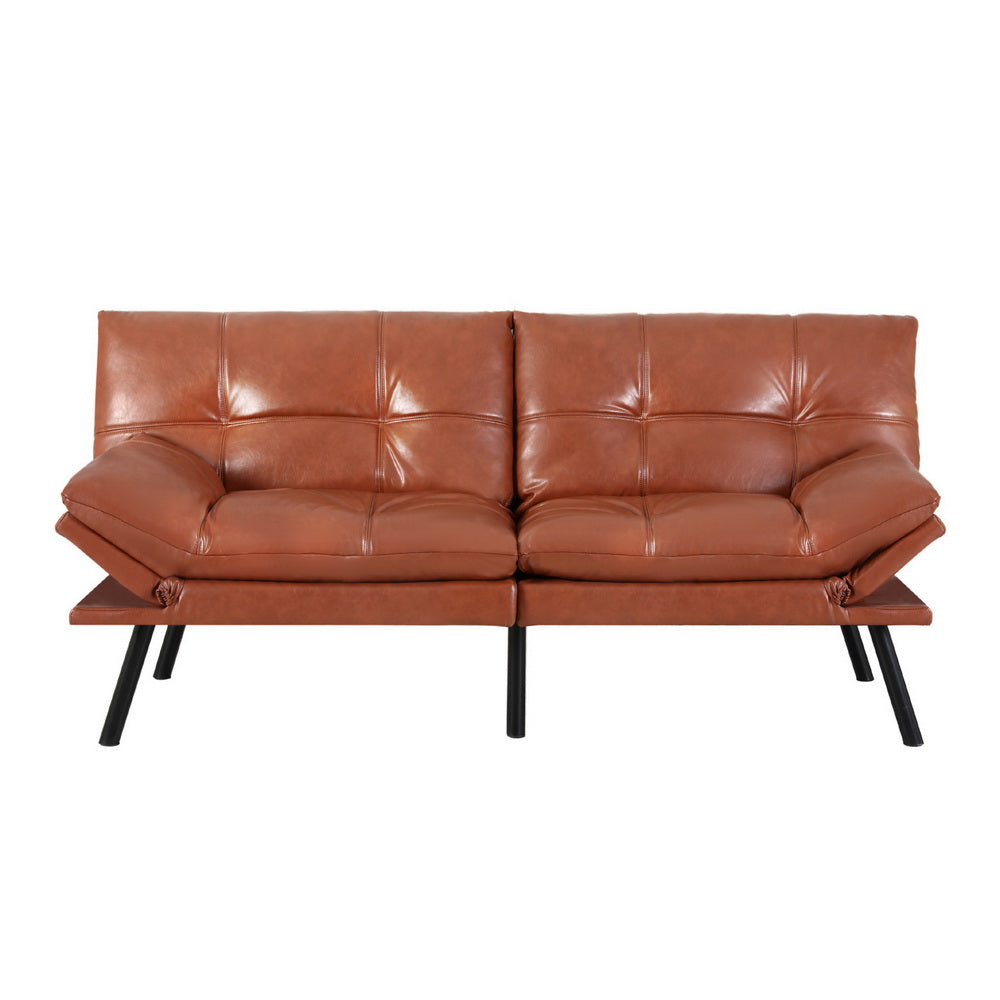 Alcanar 3 Seater Sofa Bed, Brown