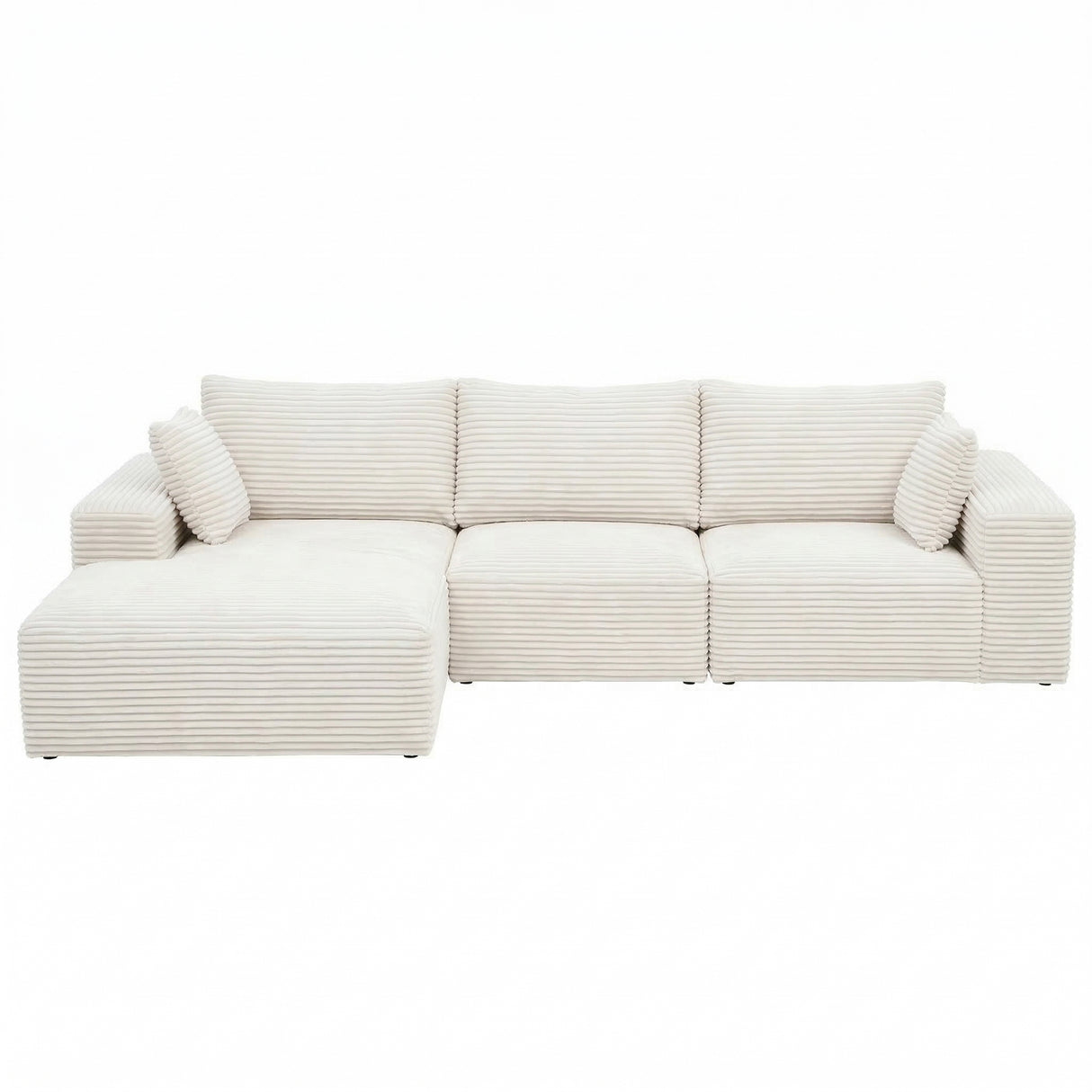 Tavernes 3 Seater Modular Sofa, White