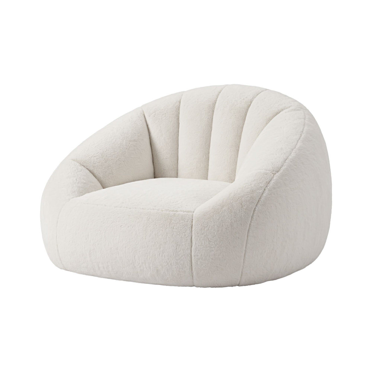 Garraf 1 Seater Bean Bag Sofa, White