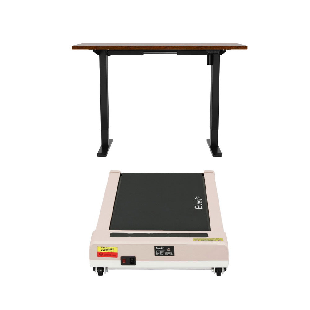 Chifley Standing Desk, Rustic Brown 140cm