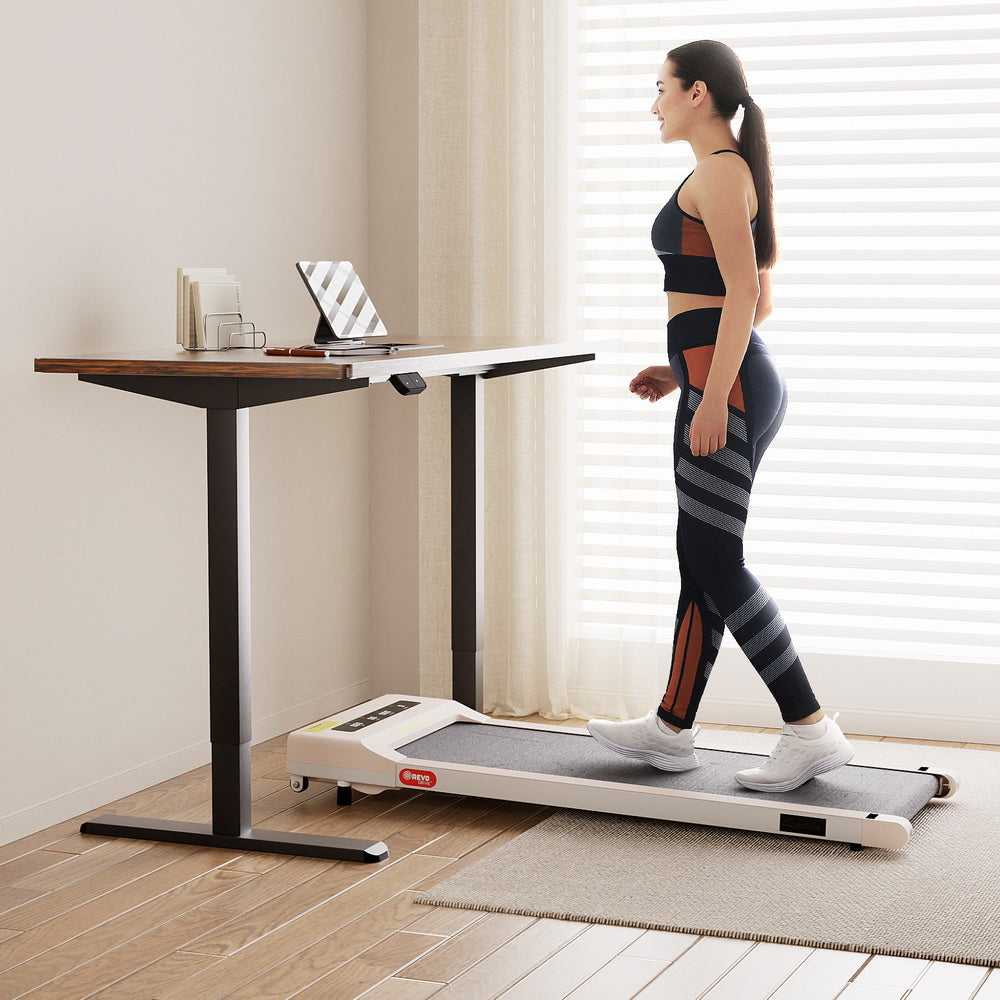 Chifley Standing Desk, Rustic Brown 140cm