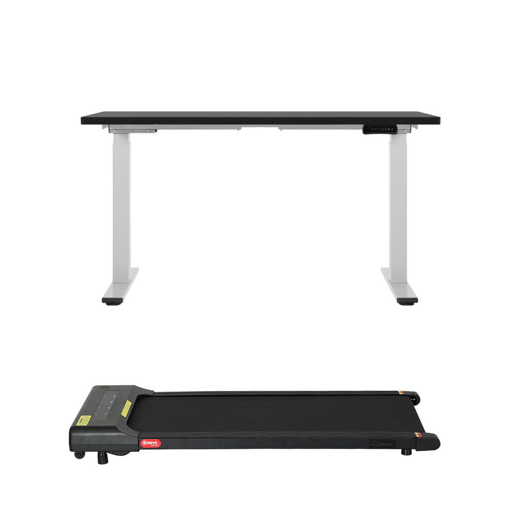 Kambah Electric Standing Desk, Black 120cm view 3