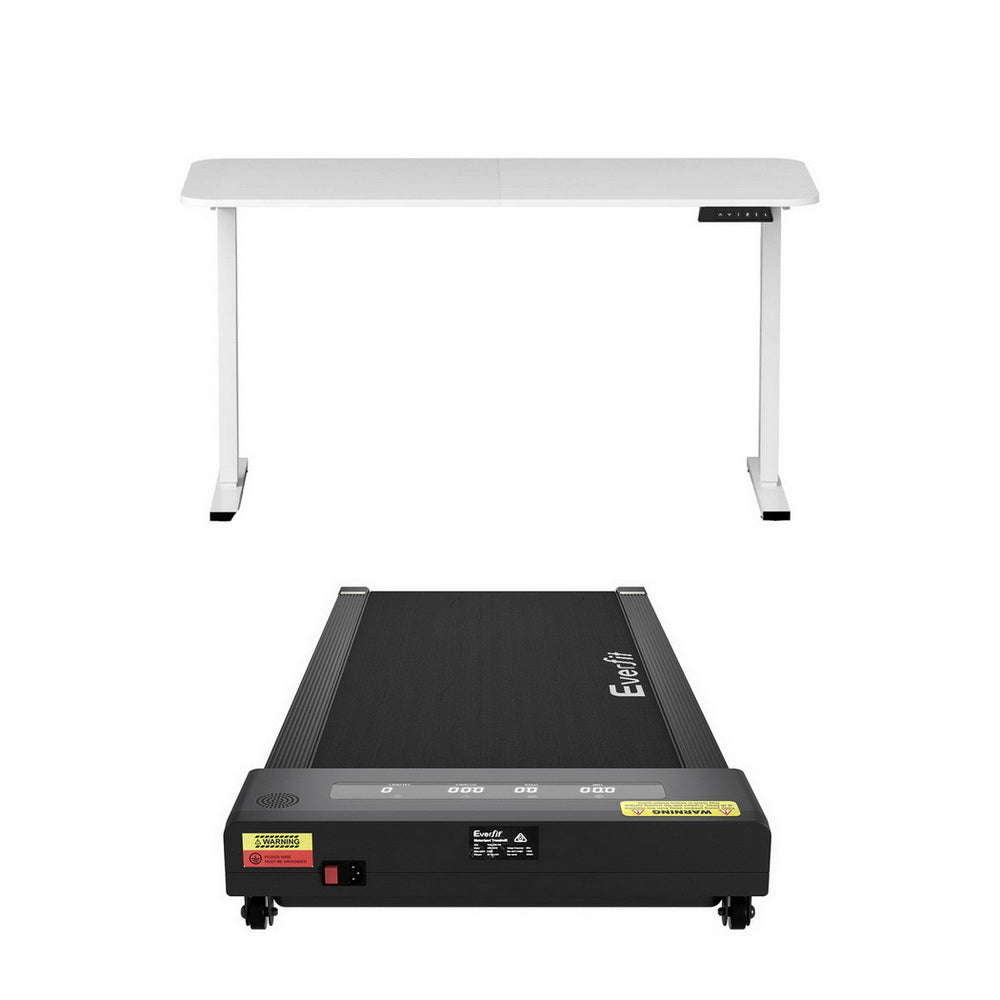 Stirling Electric Standing Desk, White 140cm view 3