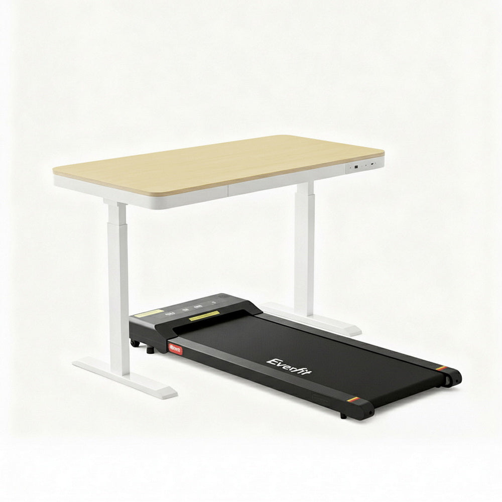 Amaroo Electric Standing Desk with Treadmill, Oak 120cm 400mm Belt