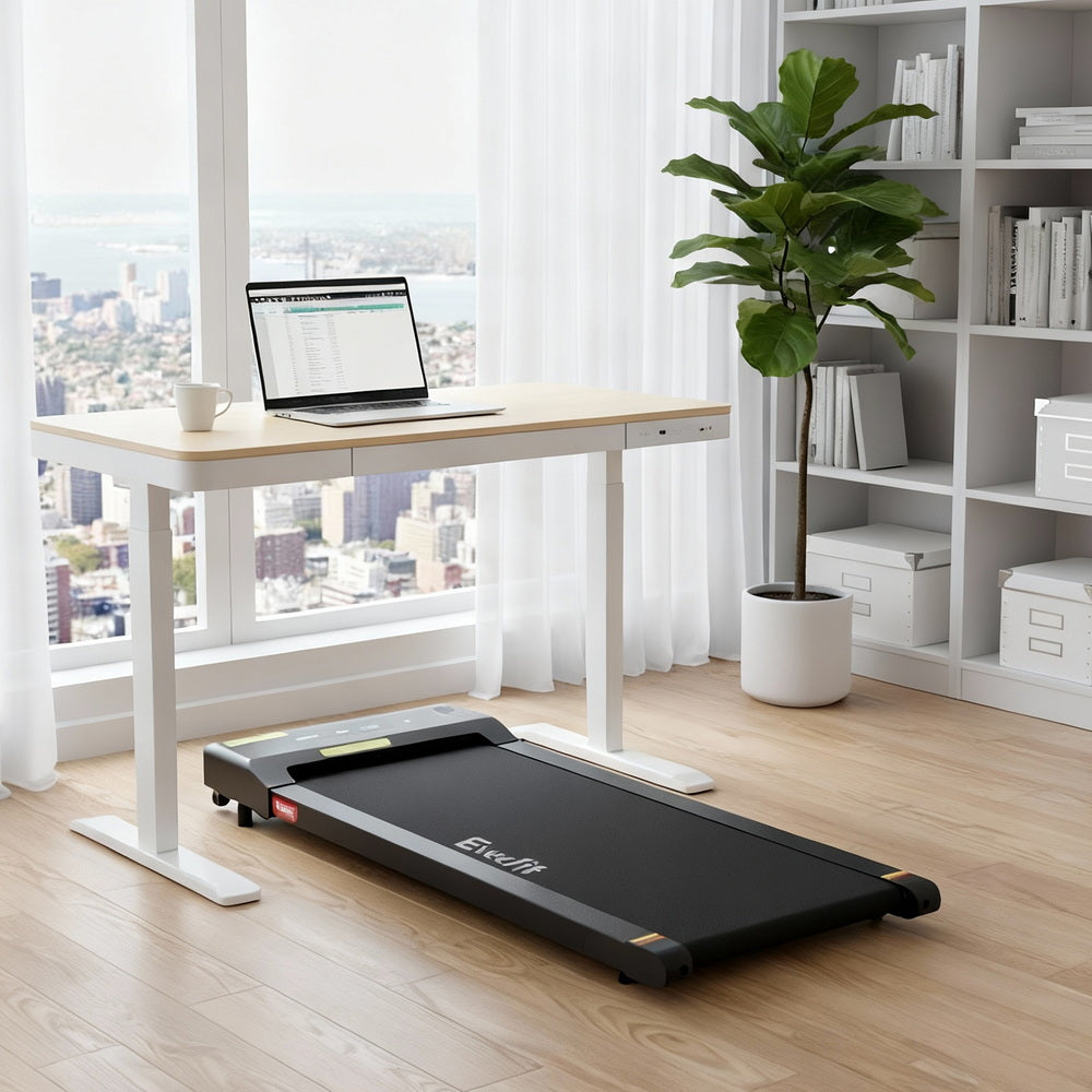 Amaroo Electric Standing Desk with Treadmill, Oak 120cm 400mm Belt