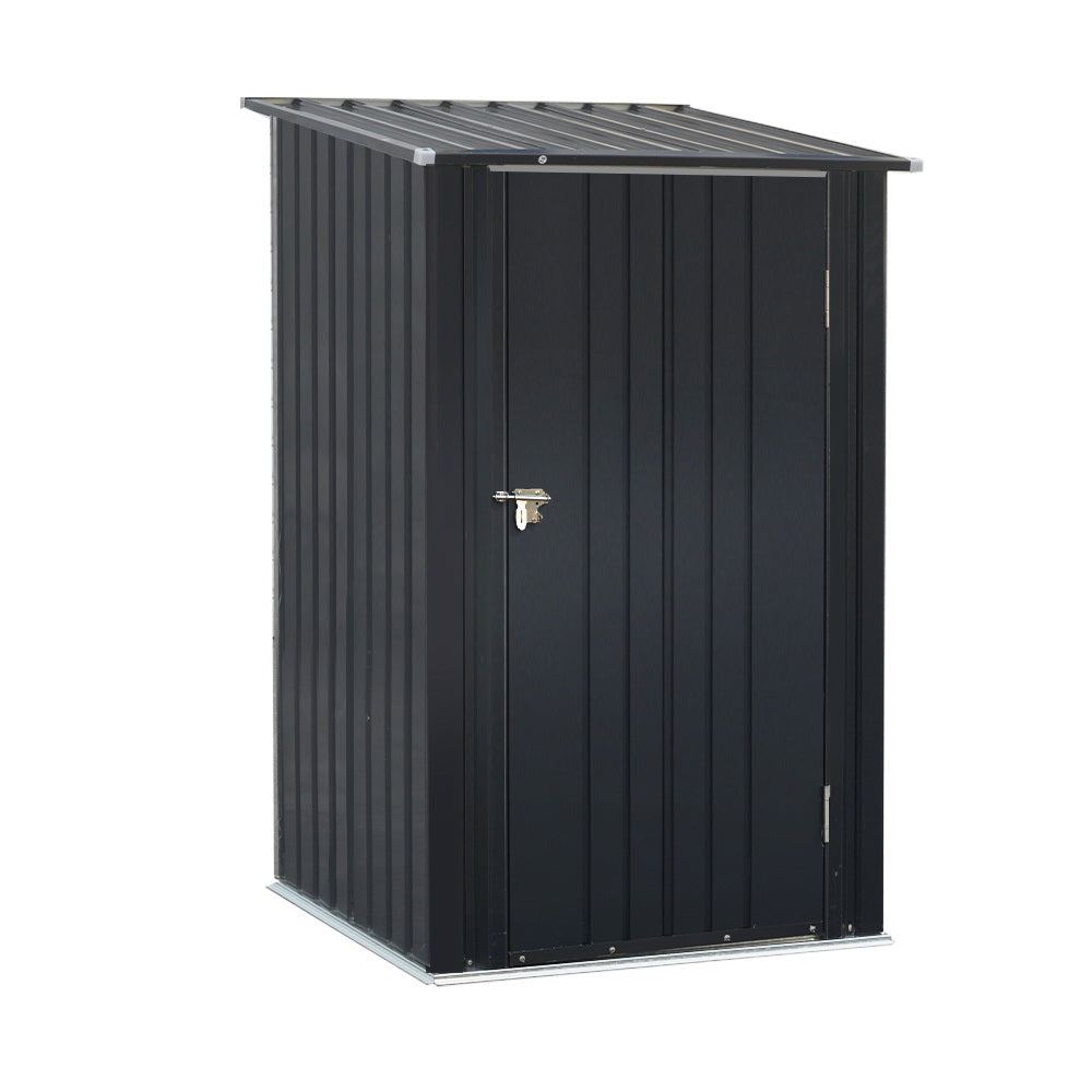 Garden Shed 0.99 x 1.04M Galvanised Steel - Anthracite