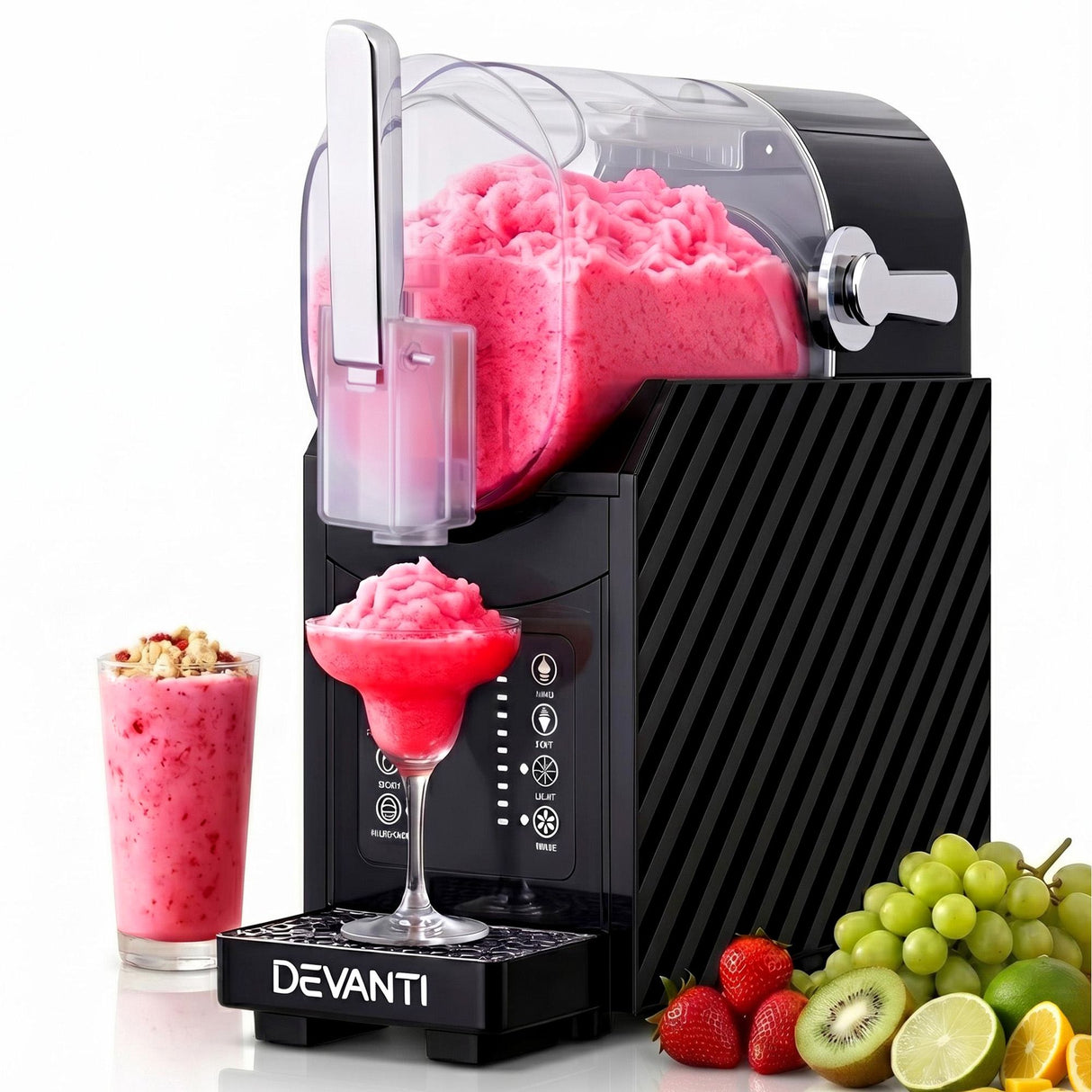 Slushie machine making a milkshake in the 1.8 L tank