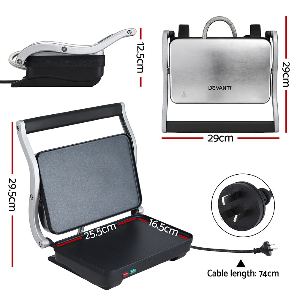 Non stick die cast aluminium grill plates of the sandwich maker
