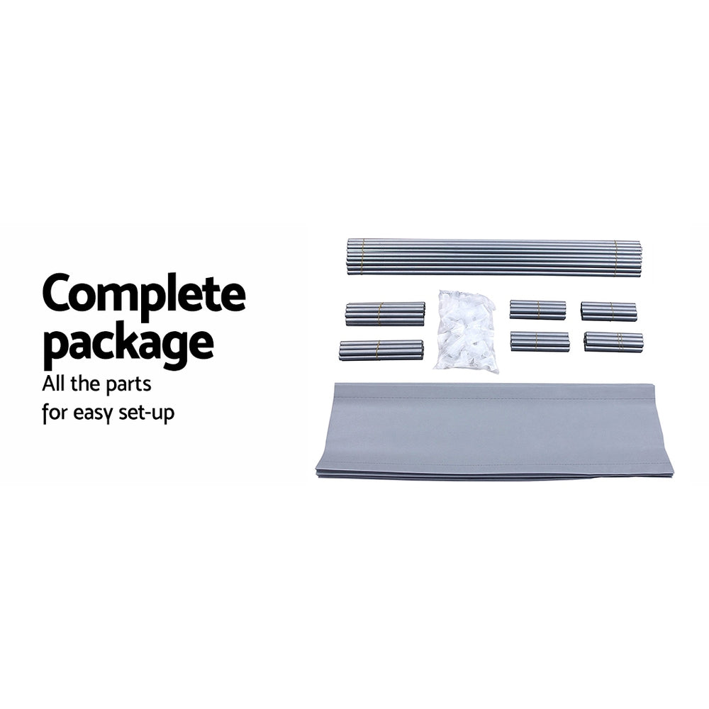 Artiss 10-Tier Stackable Grey Shoe Rack Cabinet — Sturdy, Organised — Allure Home Collections