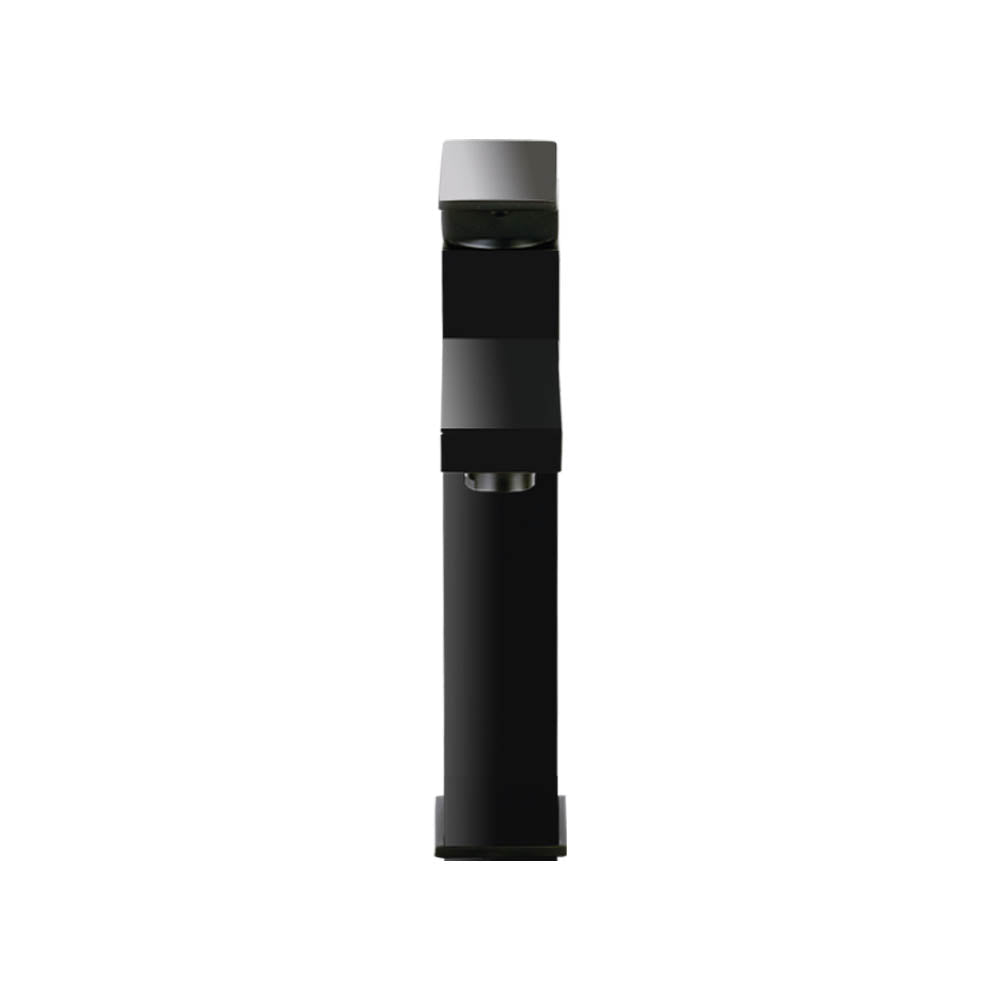 Tall Square Basin Mixer Tap, Matte Black