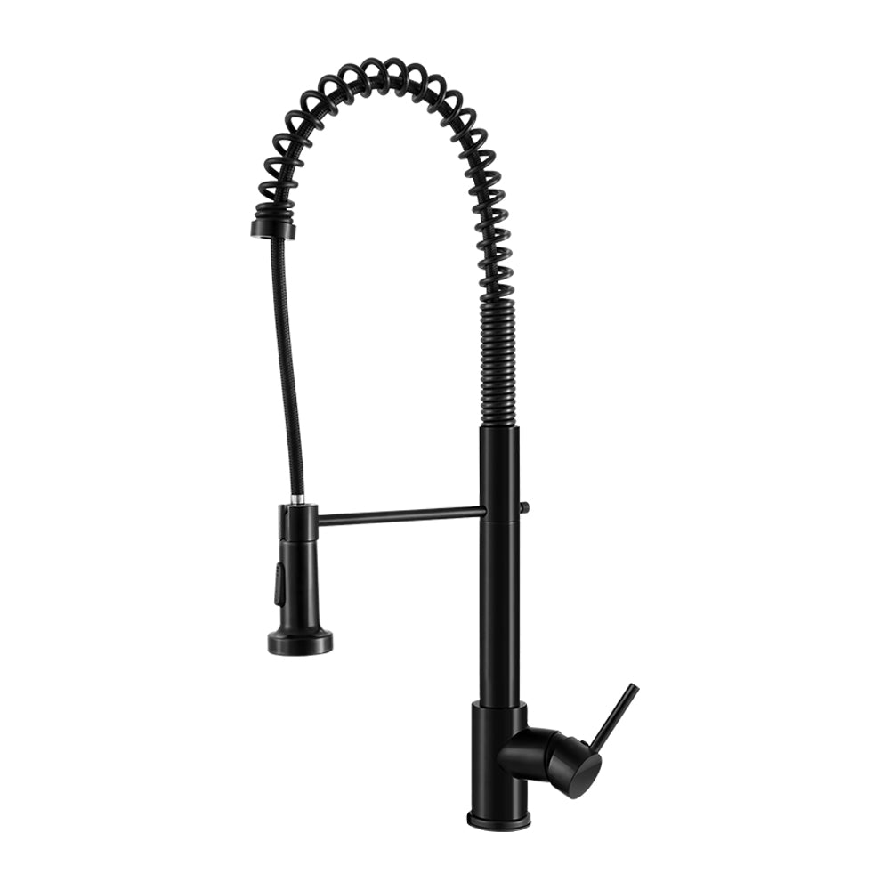 Pull Out Kitchen Mixer Tap, Two Spray Modes, Matte Black