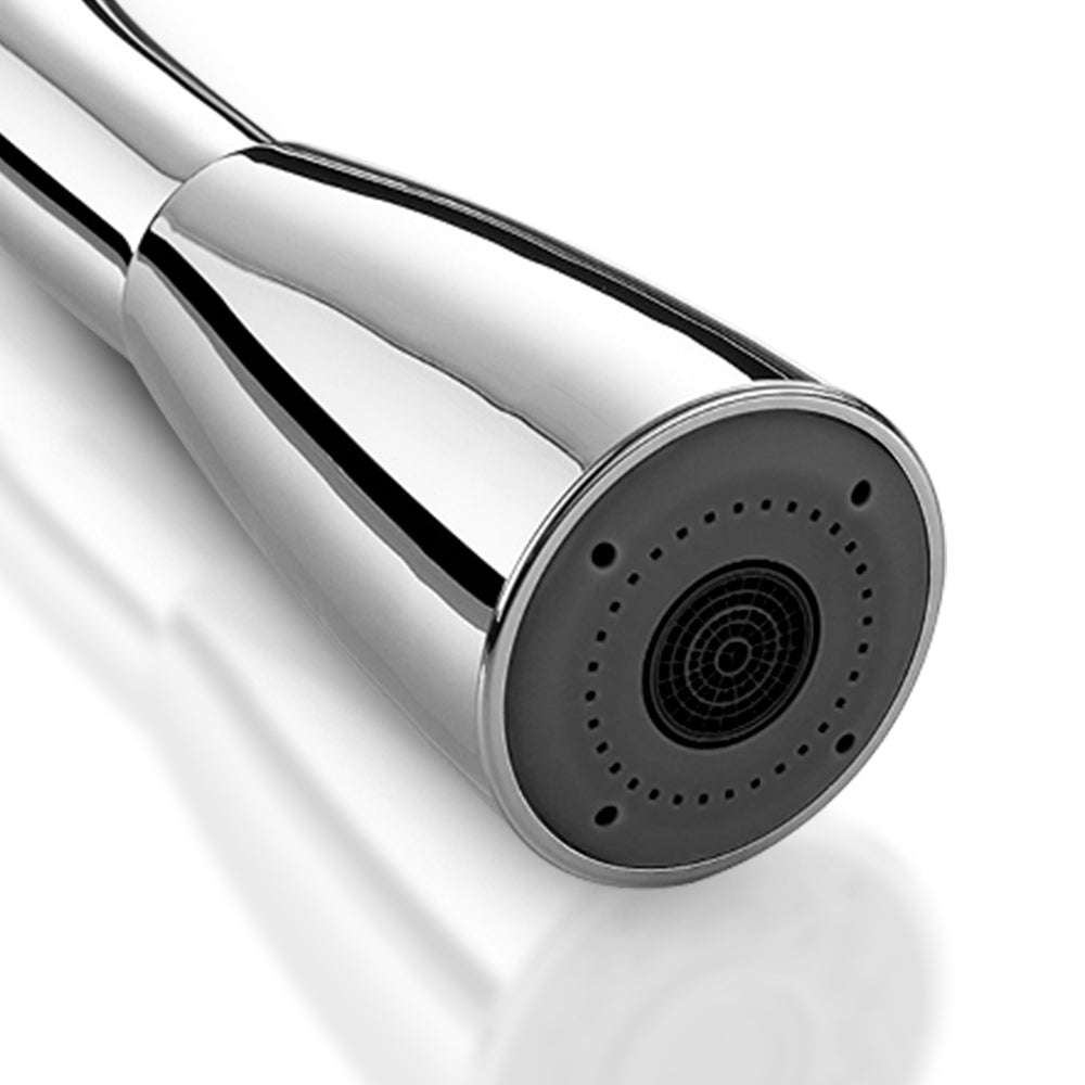 Pull Out Kitchen Mixer Tap Gooseneck Chrome