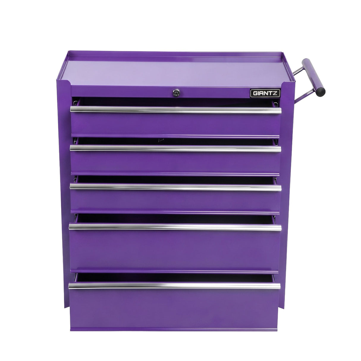 Tool Trolley Cabinet, 5 Drawers Purple