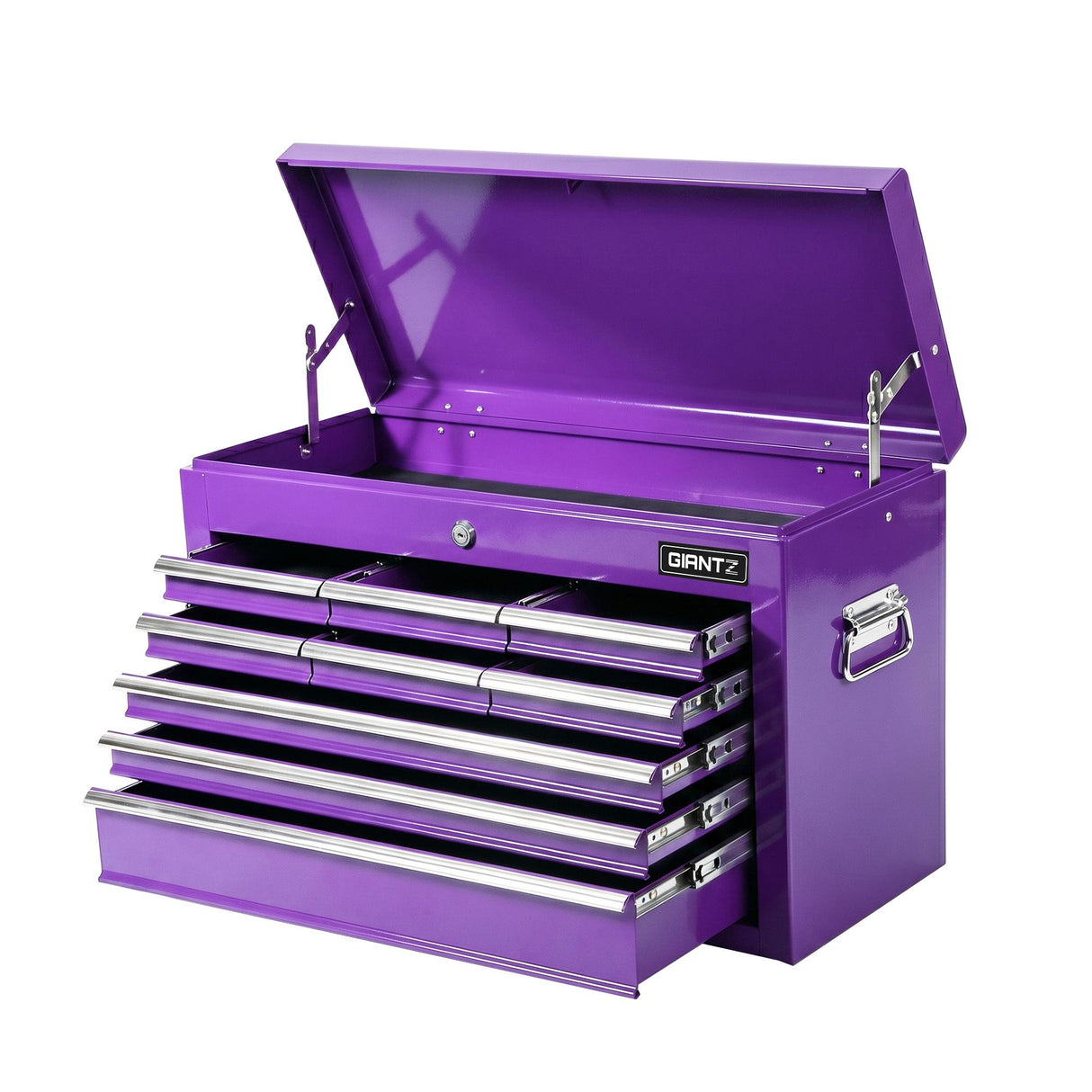 9 Drawer Tool Chest Cabinet Purple