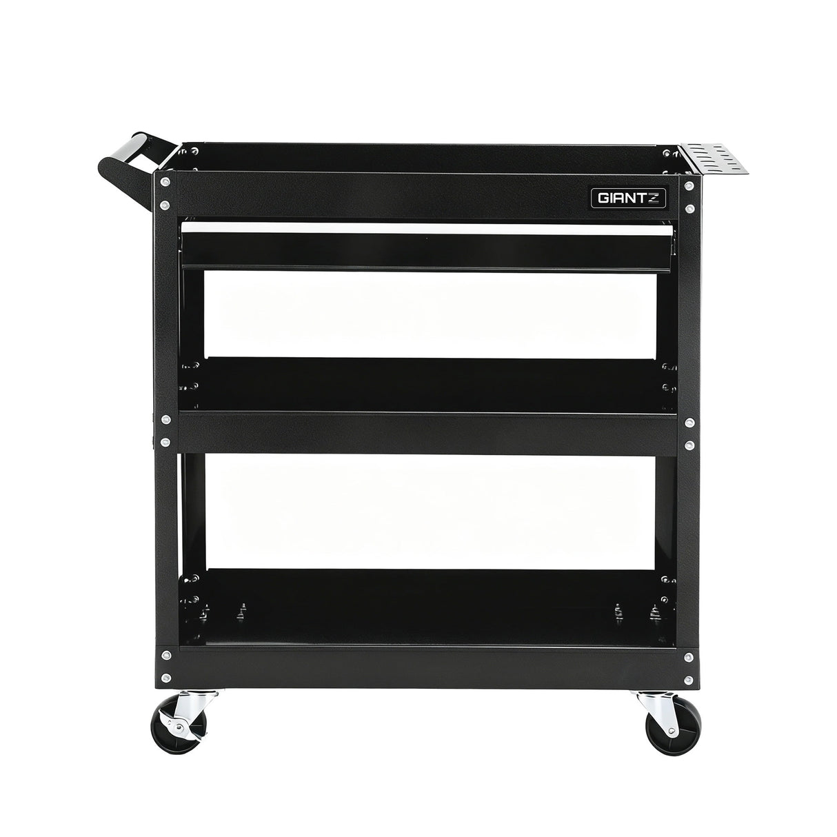 Steel Tool Trolley Cart with Drawer open