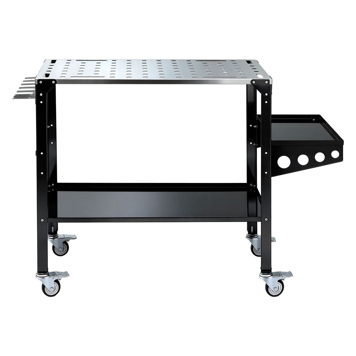 Mobile Welding Table Cart with Tool Storage 130kg Black