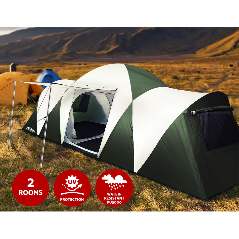 Weisshorn Family Camping Tent, 6-Person, Dome Shelter, Waterproof