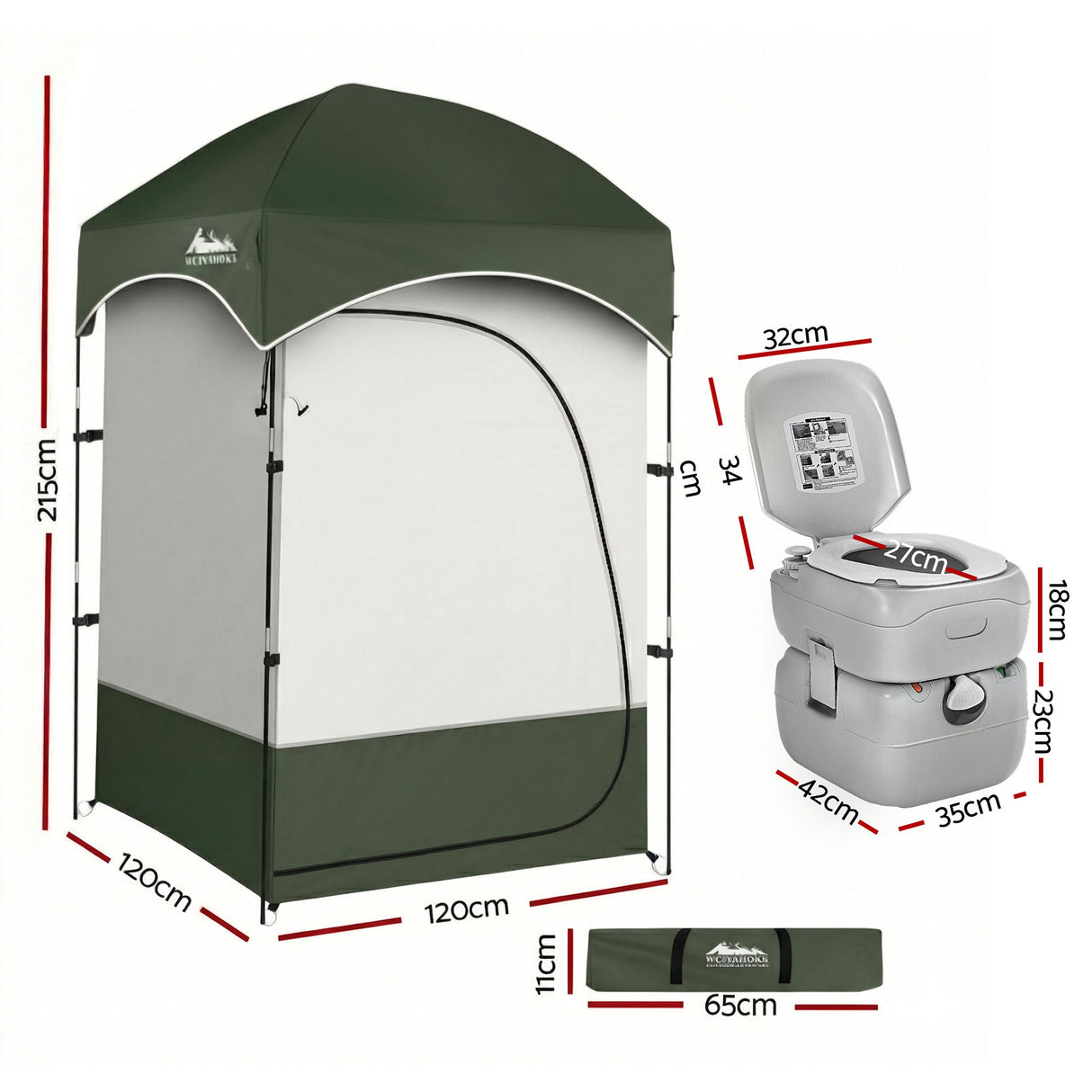 Baeza SUV Camping Tent, 3 x 3m, 5 to 8 Person, Waterproof