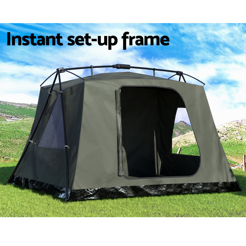 Weisshorn Instant Up Camping Tent, 2-3 Person, Hiking Shelter