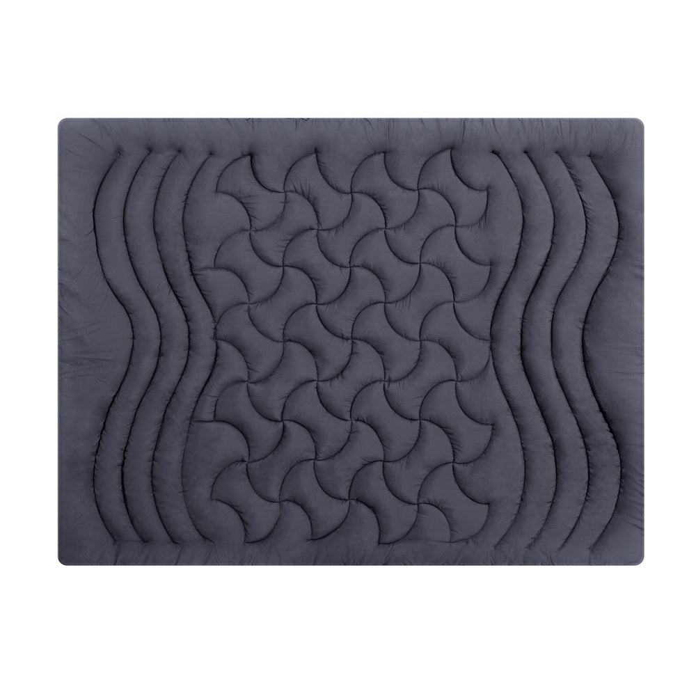 Giselle Bedding 3-Zone Pillowtop Mattress Topper — Baffle Box, Air Vents — Allure Home Collections