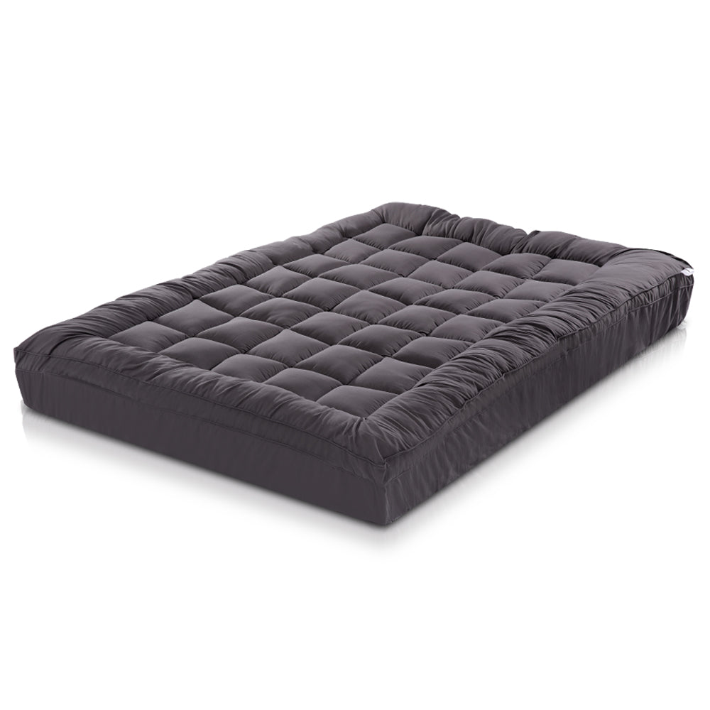 Giselle Bedding 1000GSM Bamboo Charcoal Pillowtop Topper — King Single — Allure Home Collections