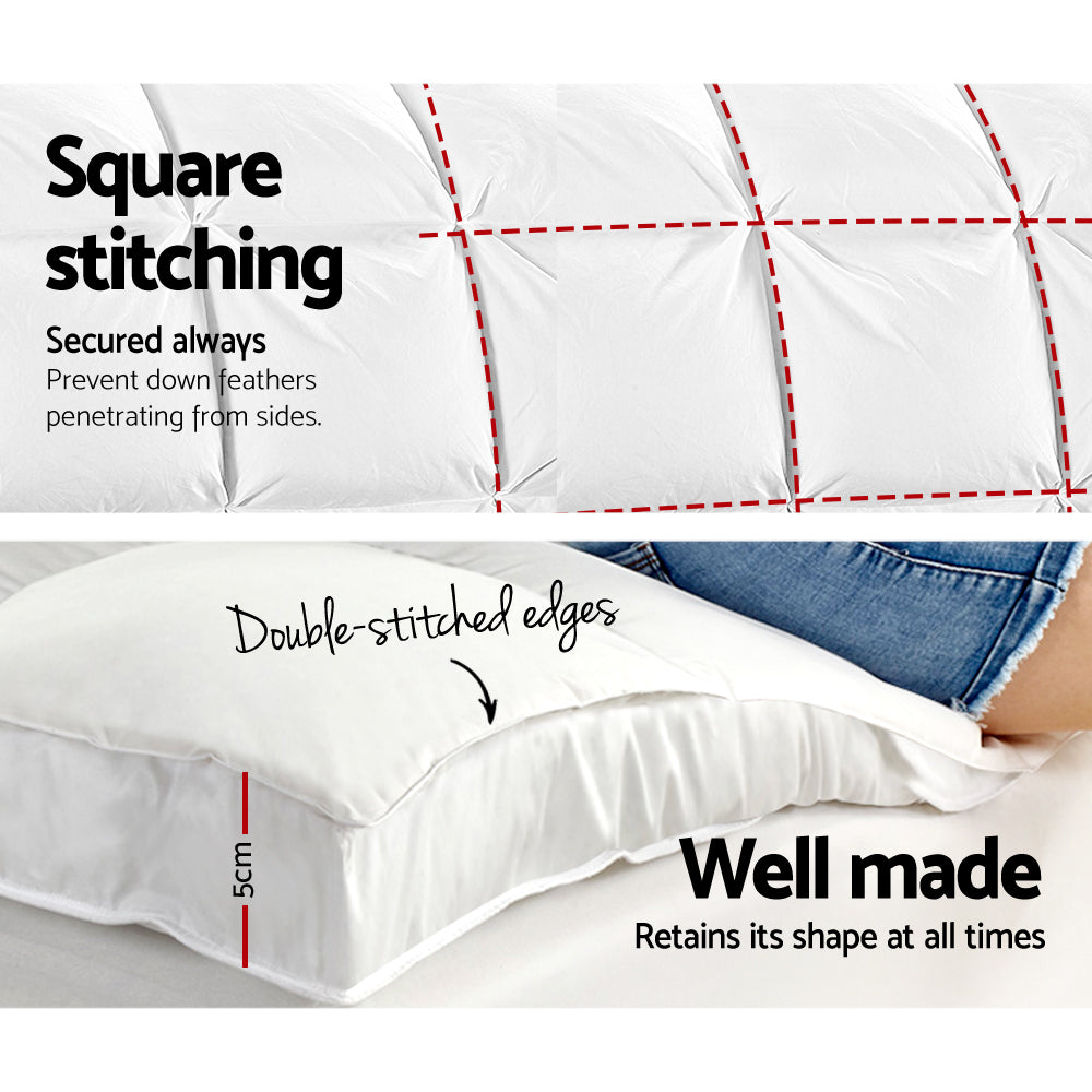 Giselle Bedding Pillowtop Mattress Topper Protector Pad — King Single, 1000GSM — Allure Home Collections
